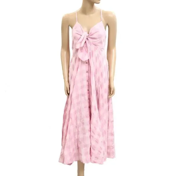 knee length dresses for ladies Nightingale Solid Midi (Rose Sienna) main image 0